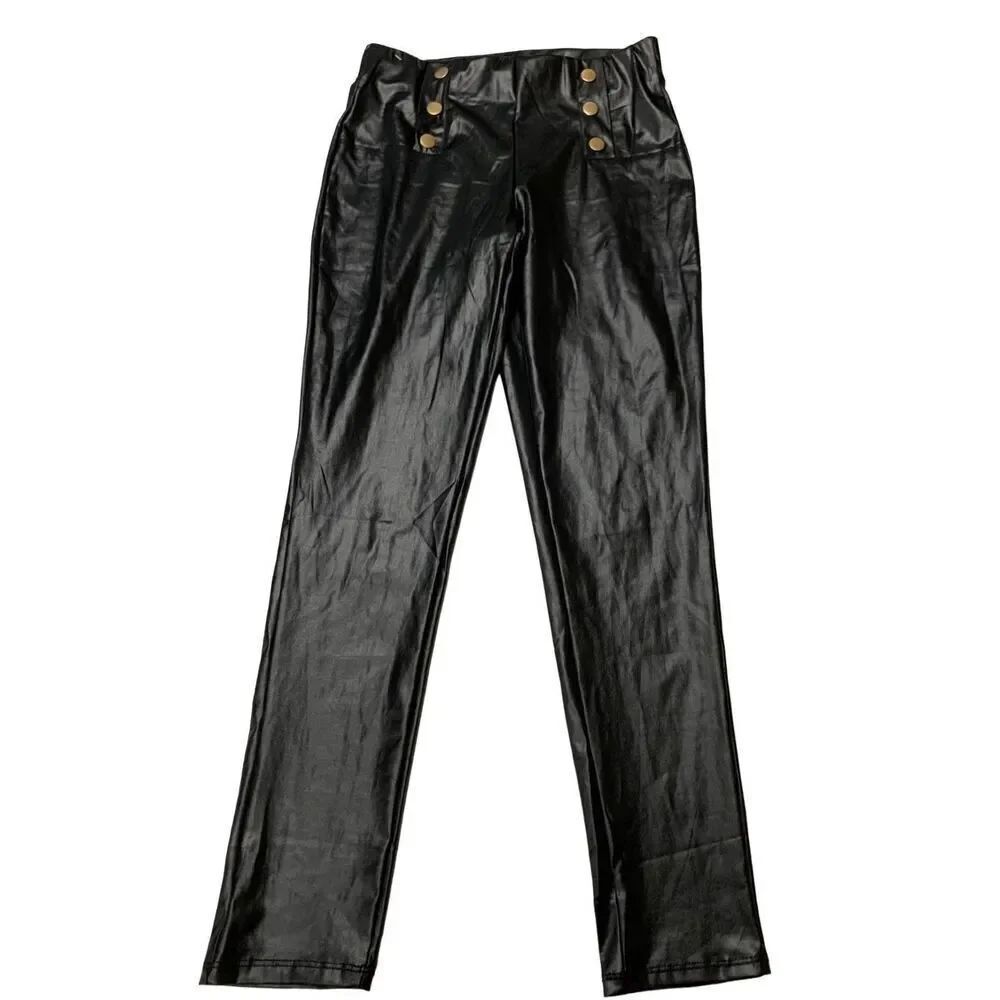 New Mix Vegan Leather Pants